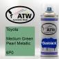 Preview: Toyota, Medium Green Pearl Metallic, 6P0: 400ml Sprühdose, von ATW Autoteile West.
